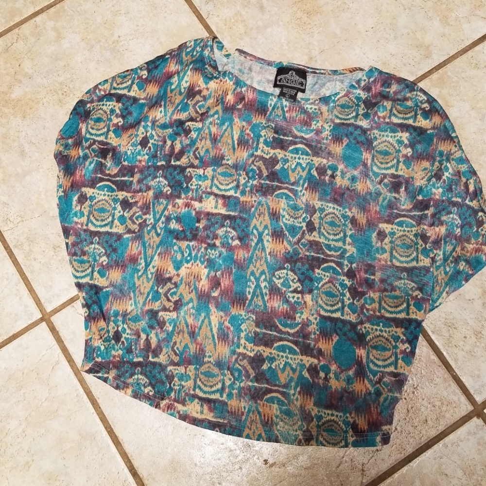 Printed crop top